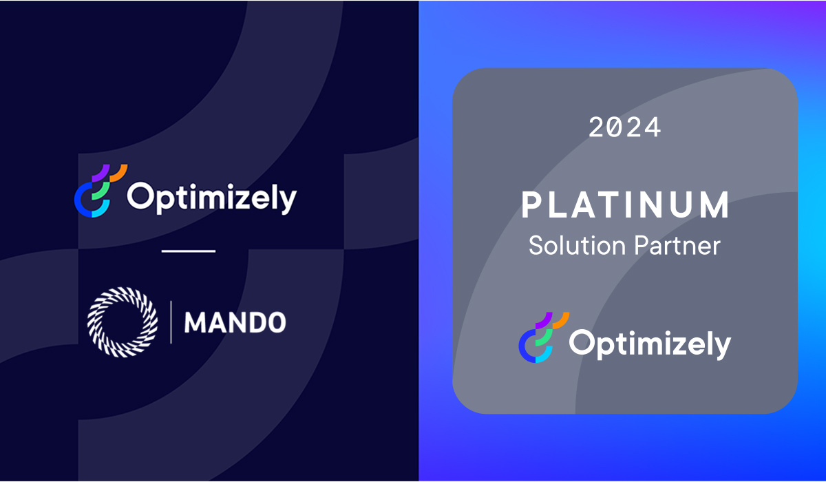 Mando Elevated to Optimizely Platinum Partner Status